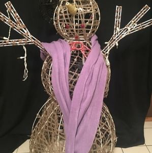 lavender/purple scarf angora